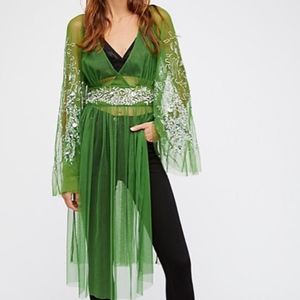 Free People vintage dreams maxi with beading
